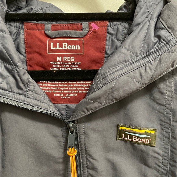 L.L. Bean Multicolor Hooded Jacket - Picture 2 of 4